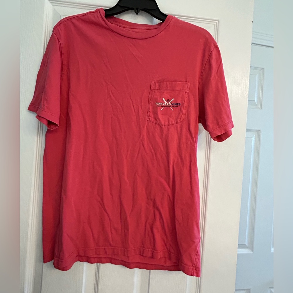 Vineyard Vines Men's Coral Short Sleeve Tee